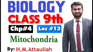 Mitochondria  Chapter 4  9th class Biology  Lec13 [upl. by Llenram]