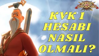 Kvk 1 Hesabı Nasıl Olmalı  Nelere Dikkat Edilmeli  RİSE OF KİNGDOMS [upl. by Damiani]