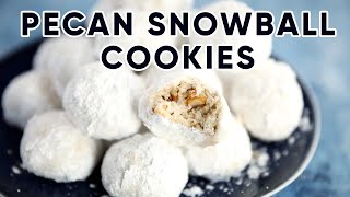 Pecan Snowball Cookies [upl. by Schnapp]