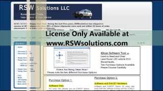 RSW Solutions  4Dcan Software Tool New Version [upl. by Aphra]