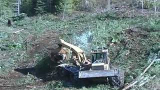 Tigercat 625C skidder [upl. by Joashus]