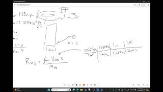 Example Calculating boundary layer thickness for an aircraft [upl. by Eeniffar]