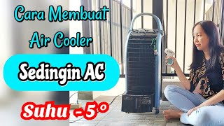 Membuat Air Cooler Sedingin AC  Review Air Cooler Sharp  Cara Menggunakan Air Cooler [upl. by Tahp]