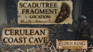 Scadutree Fragment  Cerulean Coast Cave Location  Elden Ring Shadow of the Erdtree [upl. by Luba802]