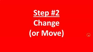 Lewins 3Step Change Model Step 2 Change or Move [upl. by Aro520]