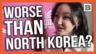 Exclusive North Korean Defector America Hatred at Universities Worse Than Taught in North Korea [upl. by Autry497]