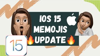 IOS 15 MEMOJIS New update 2021Apple emojis [upl. by Kohn]