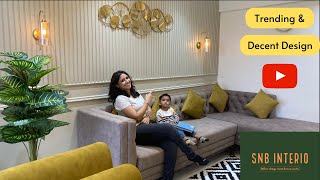 Trending amp Decent Design  3BHK Home Interior Design  Interior Design Ideas  Pune  BanerPashan [upl. by Annoyi229]