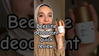 Quick review of beesline roll on deodorant [upl. by Gabi]