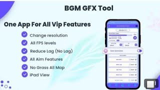 HOW TO USE BGM GFX TOOL HINDI  BGM GFX TOOL FOR V21 UPDATE  BEST GFX WITH VIP FEATURES [upl. by Nikos]