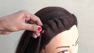 Easy Twist Hairstyle For Party  Party Hairstyle For Open Hair [upl. by Colston]