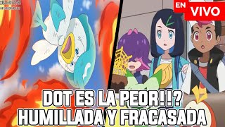 LA DEPRESION DE DOT Y EL REGRESO DEL CAMPEON ASH  POKEMON HORIZONTES CAPITULO 49 [upl. by Gutow218]