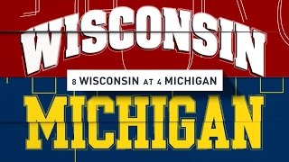 20161001 No 8 Wisconsin at No 4 Michigan No Huddle [upl. by Hut30]