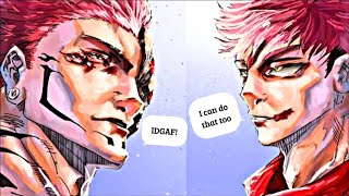 How Sukuna hate on Yuji when he succeeds  Jujutsu Kaisen Skit [upl. by Ibbie]