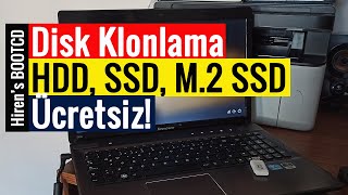 Disk Klonlama  HDD Harddisk SSD M2 SSD  Ücretsiz [upl. by Ayikahs]