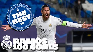 🎯 Sergio Ramos 100 Real Madrid goals [upl. by Shepp]