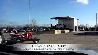 Lucas Mower Caddy Raising and Lowering the Mower [upl. by Winson]