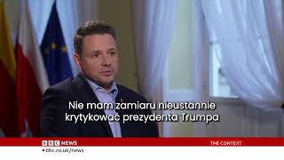 Rafał Trzaskowski Wywiad dla BBC News w rocznicę rosyjskiej agresji w Ukrainie [upl. by Alaj895]