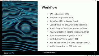 Migrate AWS workloads to GCP with RackWare [upl. by Yennej395]