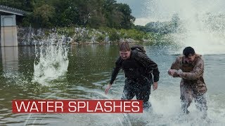 Water Splashes  Stock Footage Collection From ActionVFX [upl. by Bezanson307]