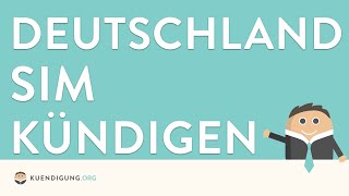 DeutschlandSIM kündigen  in genau 1 Minute erledigt [upl. by Suiramaj]