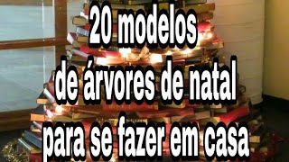 20 modelos de árvores de natal criativas [upl. by Pippa719]