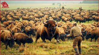 How Farmers and Hunters Deal with Millions of Wild CowsBlack Bear And Deer  Farming Documentary [upl. by Hgielyk]