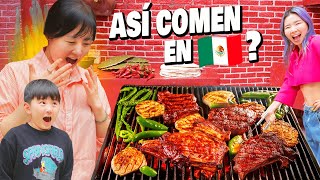 COREANA REACCIONA A SU PRIMERA CARNE ASADA NO LO PODÍA CREER l Chingu Amiga [upl. by Solberg200]