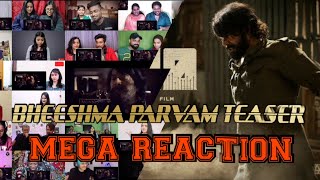 BHEESHMA PARVAM Official Teaser MEGA REACTION🔥  MAMMOOTTY  Anwar Rashid  Sushin Shyam [upl. by Gypsy]