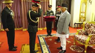 Investiture Ceremony of General Upendra Dwivedi Chief of the Army Staff Indian Army [upl. by Eninnej]