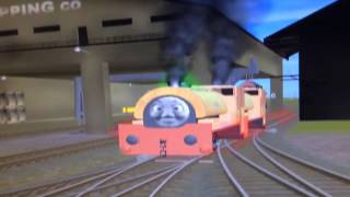 Thomas and Friends in Trainz Percy in Trouble Clip [upl. by Salahcin255]