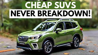 7 Cheap SUVs That Never Breakdown [upl. by Schmidt]