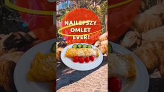 The best OMELETTE in Albania travel albania omelette breakfast tirana zamek albanianfood [upl. by Amitaf]