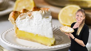 Lemon Meringue Pie No Weepy Meringue No Runny Filling [upl. by Veljkov]