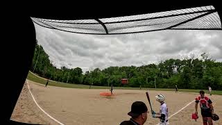 Finn Irby joins the ranks of Gompers Park legends who have launched a homerun into the Chicago River [upl. by Llirrem]