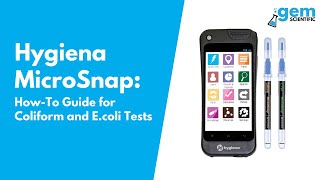 Hygiena MicroSnap  How To Guide for Coliform amp Ecoli Tests [upl. by Decrem591]