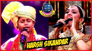 Harsh Sikandar Latest Performance SRGMP Lil Champs  Sa Re Ga Ma Pa Lil Champs 2022  Harsh Sikandar [upl. by Secnarf]