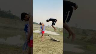 Hight 😱 front flip 😱 viralvideos gymnatics subscribe stunt parkur [upl. by Nauqram]