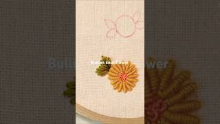 Bullion knot flower diy embroidery [upl. by Ck390]