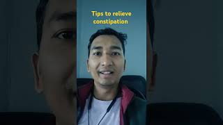 Tips to Relieve Constipation and Bloating Stomach shorts [upl. by Ielhsa]