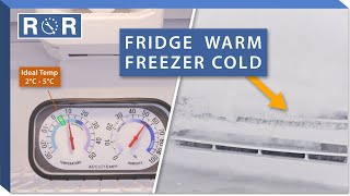 Fridge Warm but Freezer Cold Troubleshooting Guide  Repair amp Replace [upl. by Llehsyar]