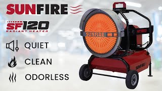 SunFire® SF120 Portable Radiant Heater 120000 BTU DieselKerosene [upl. by Tolman]