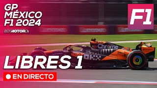 F1 DIRECTO Libres 1  GP México F1 2024  SoyMotorcom [upl. by Fitzhugh]