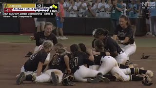 Athens Softball takes down Hartselle in 6A state championship [upl. by Annawaj]