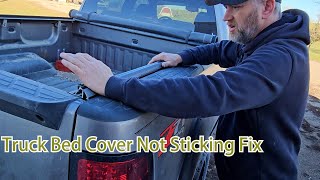 How To Replace  Fix Truck Tonneau Cover  Velcro Not Sticking Lund Brand [upl. by Bambie251]