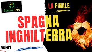 FINALE EURO 2024 SPAGNAINGHILTERRA PRONOSTICO e ANALISI DELLE QUOTE CHI VINCE GLI EUROPEI [upl. by Cynth]