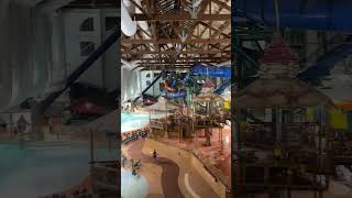 Great Wolf Lodge Poconos greatwolflodge waterslides waterpark [upl. by Annia]