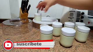 Cocinando con Bercho haz tu propio yogurt Monsieur Cuisine Plus [upl. by Corilla495]