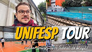 TOUR pela UNIFESP  Conheça a Universidade Federal de São Paulo [upl. by Nylyaj]