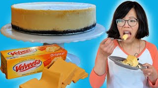 🧀VELVEETA CHEESECAKE Recipe Test [upl. by Valentin]